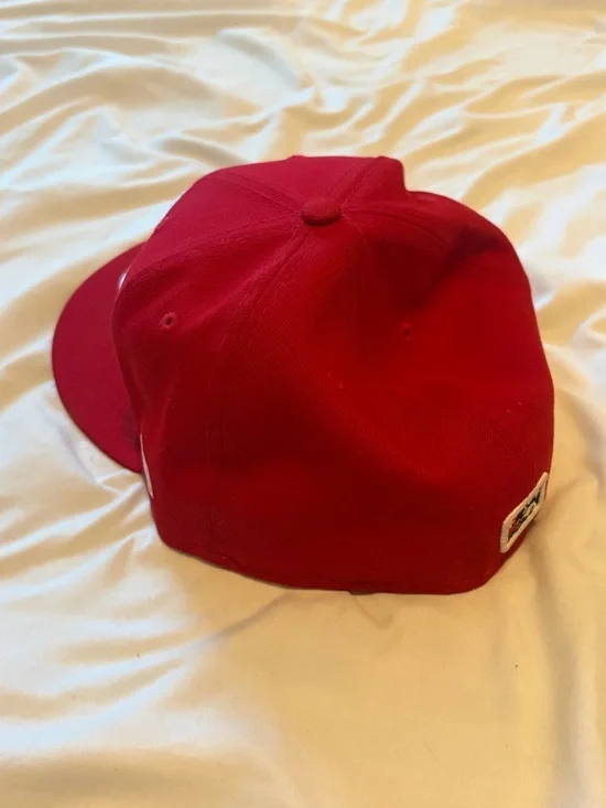 New Era Red St. Louis Cardinals 59FIFTY Fitted Cap - Picture 4 of 5